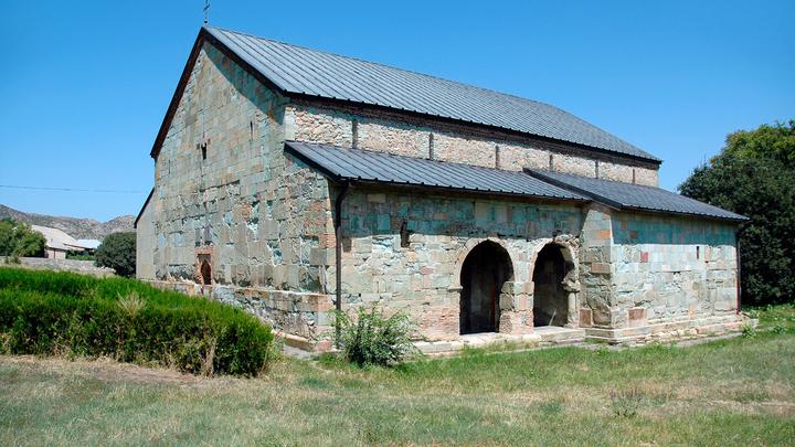 The village of Bolnisi and the main attraction is the Bolnisi Zion Church