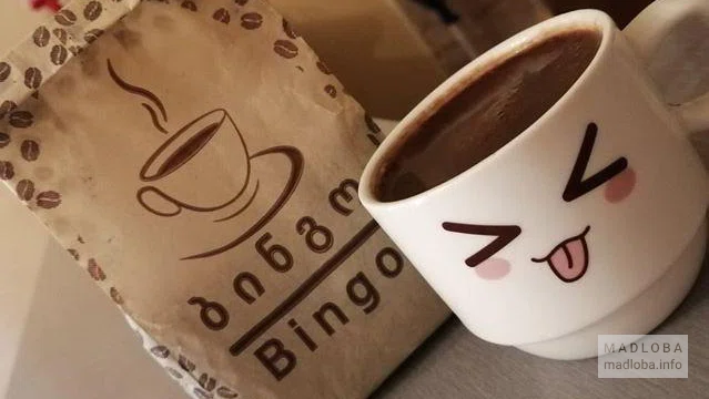 Кружка кофе в магазине Кофе бинго