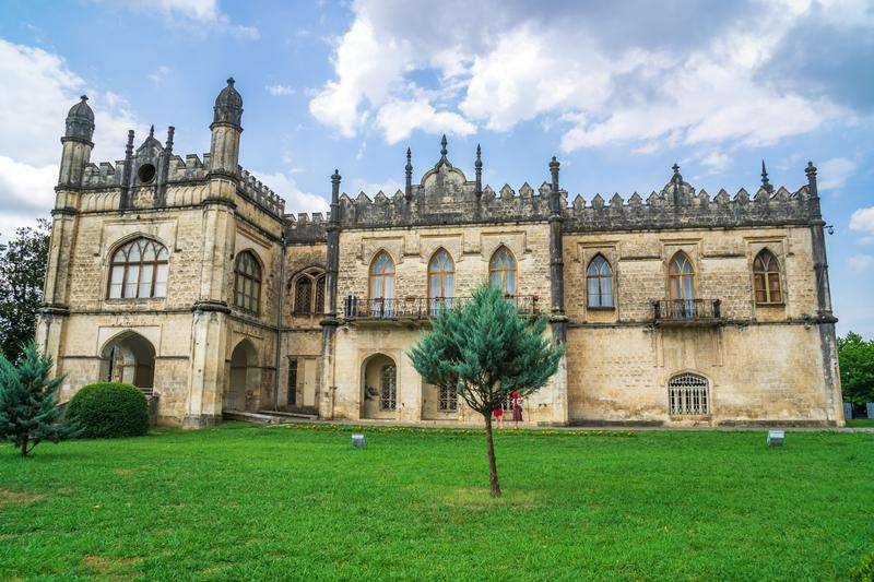 View of the Dadiani Palace in Zugdidi