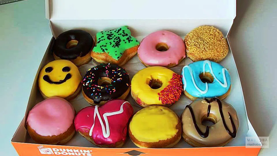 Ассортимент "Dunkin' Donuts"