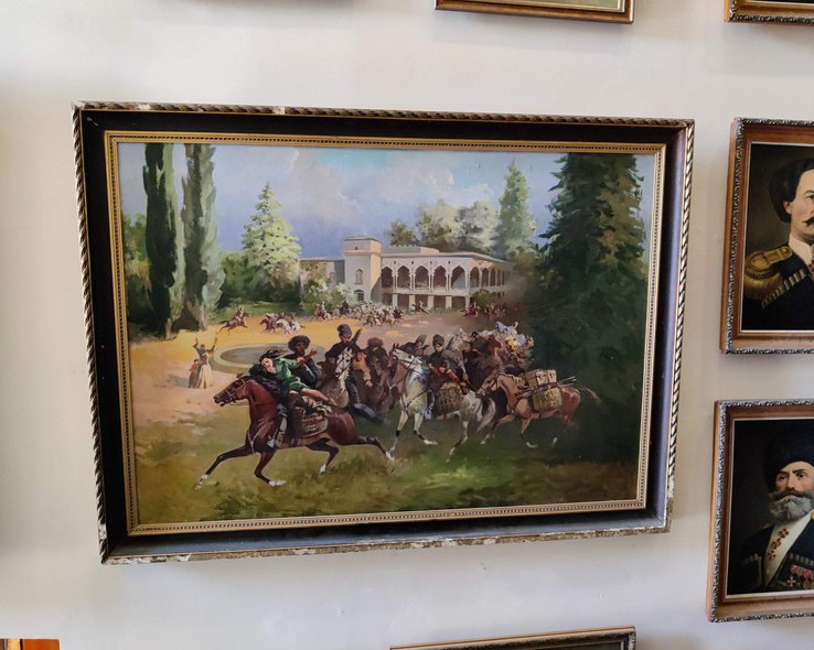 Картины дома-музея поэта Чавчавадзе в Цинандали