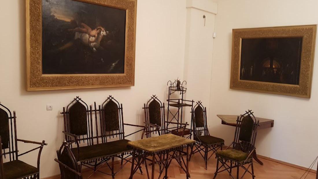 Комната для приема гостей в Дом-музее Ильи Чавчавадзе