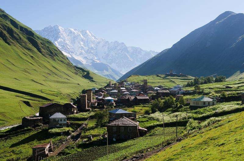 The village of Ushguli