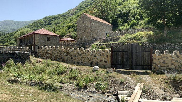 The fortress and monastery of Mzovreti in Georgia