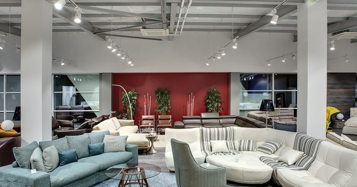 Furniture salon "Chukurtma" in Tbilisi. Modern and classic furniture