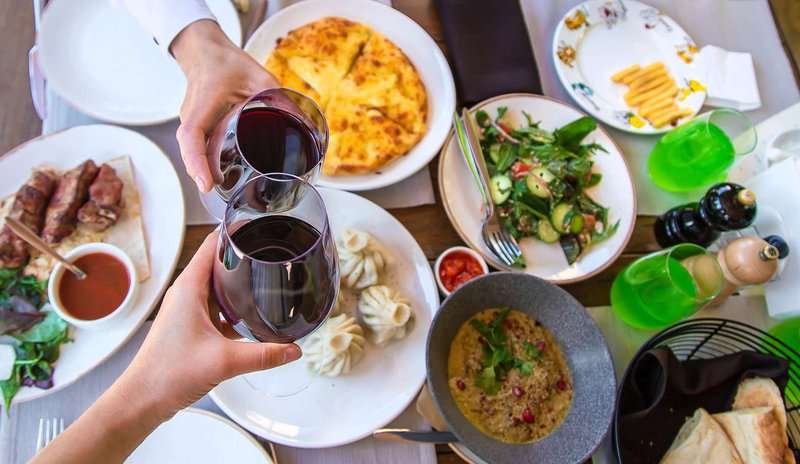 Georgian food and wine