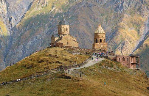 Gergeti Trinity Church in Stepantsminda
