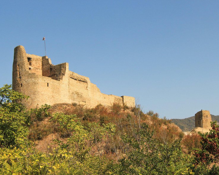 Остатки крепости Бебрисцихе в Грузии