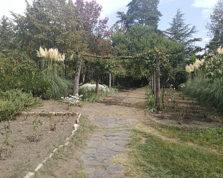 Сад фамильного участка Чавчавадзе в Кварели