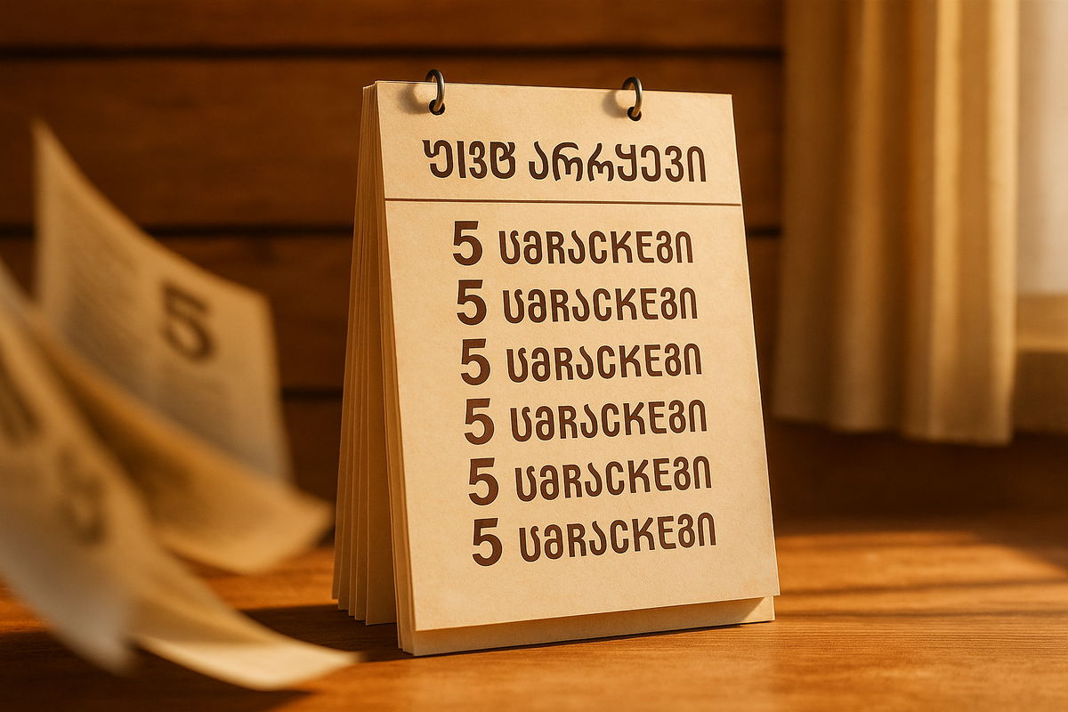 грузинская идиома семь пятниц на день.png