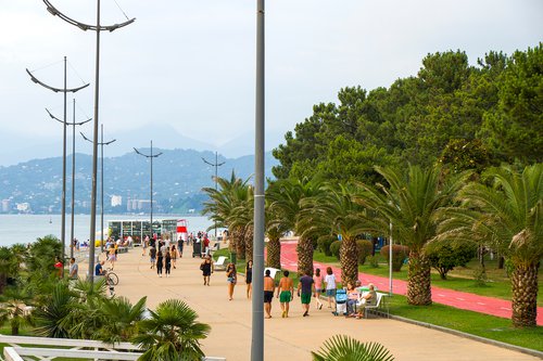 Набережная и бульвар в Батуми