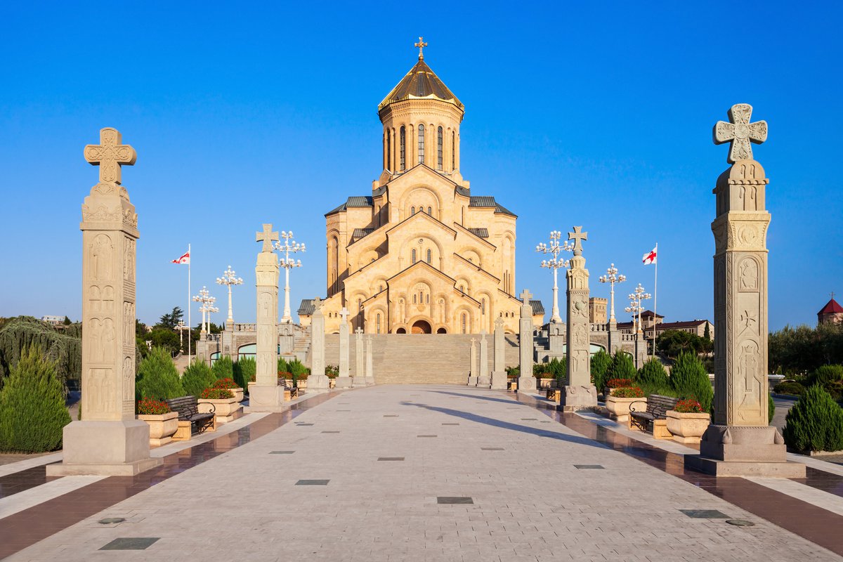 Guide To Georgia: Tsminda Sameba - Cathedral Of The Holy Trinity. The ...