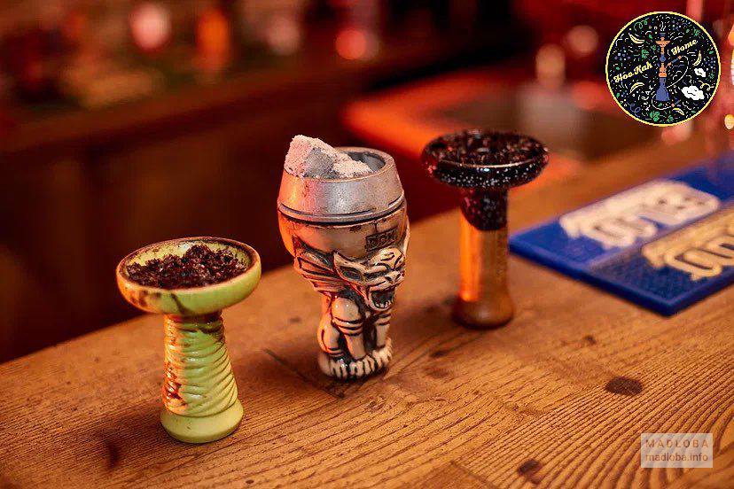 Hookah Home Hookah bar in Tbilisi. A large assortment of high quality