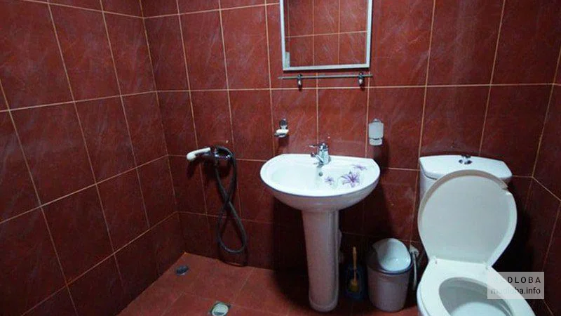 Ванная комната в отеле
