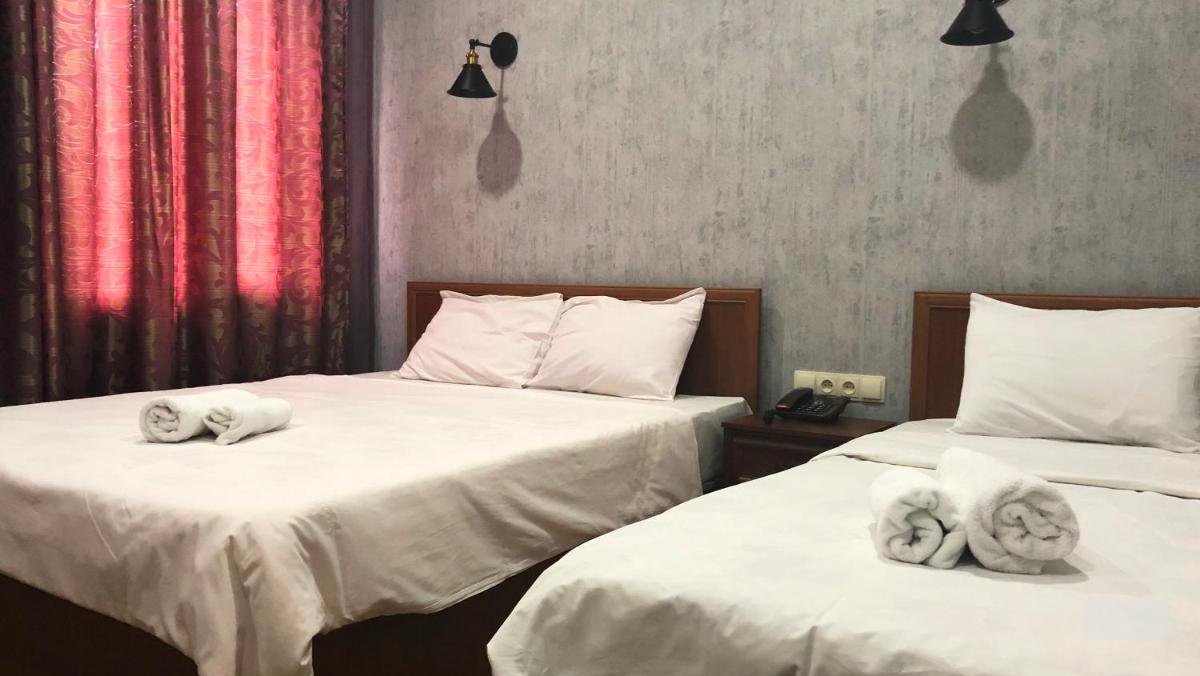 Спальня в мини-гостинице "Каланга" в Грузии