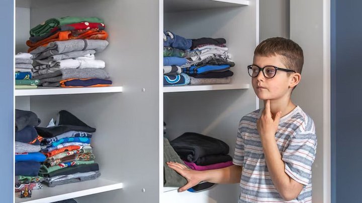 How to organize storage in the children's room