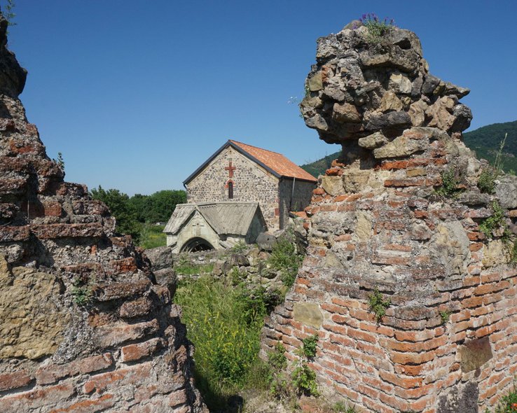 Руины крепости Дманиси в Грузии