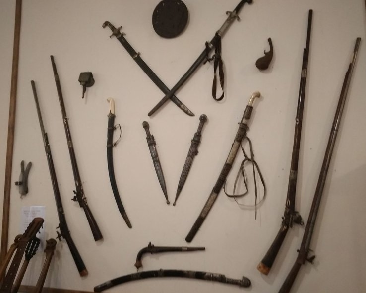 Оружие представлено в музее Гори