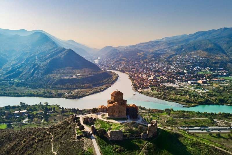 Jvari Temple - view of Mtskheta