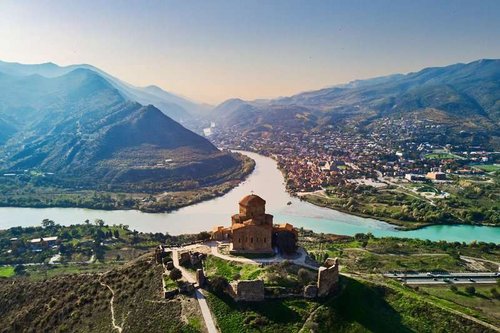 Jvari Temple - view of Mtskheta