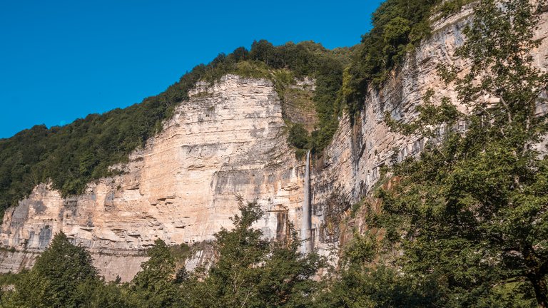 Kinchkha Falls in Georgia
