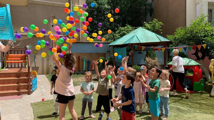 Группы для русскоязычных детей в саду Topo-tip Тбилиси