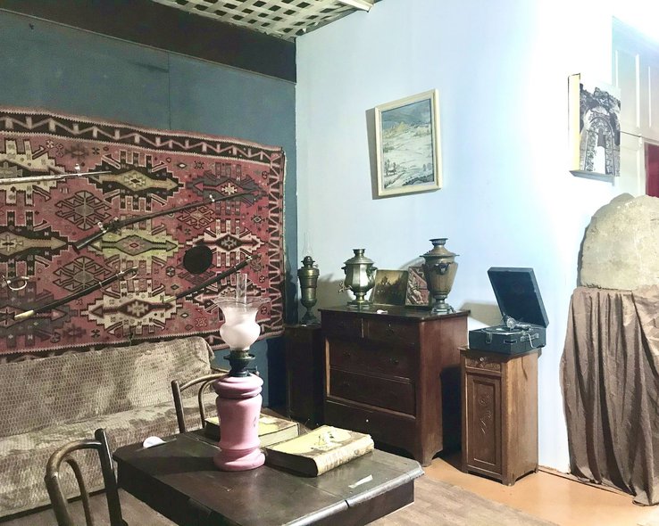 Экспозиция краеведческого музея в Хашури