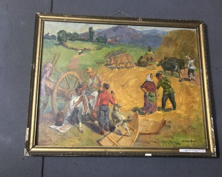 Картина, представленная в музее Хашури