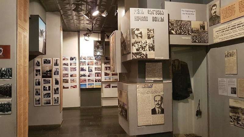 Exposition at the National Museum of Military Glory in Kutaisi