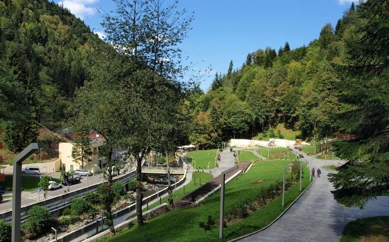 Park in a health resort