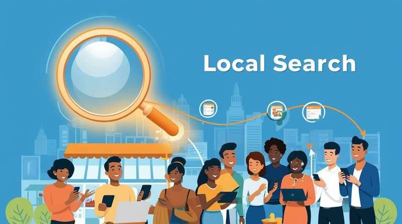 Local search on maps - increasing visibility