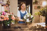 Bouquets in the Taiguli Flowers flower shop