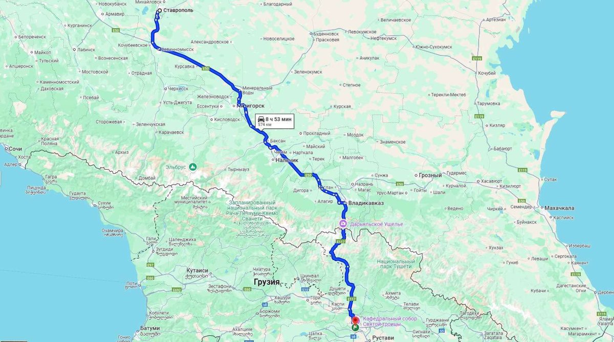 marshrut_Stavropl_-_Tbilisi_na_karte