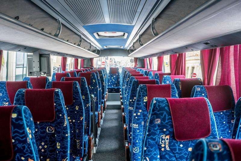 modern travel bus