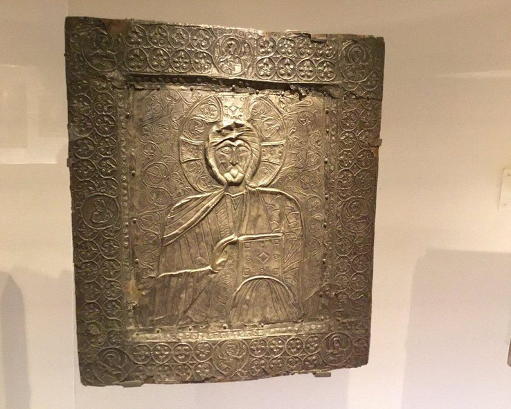 Икона в музее истории и этнографии в Сванети