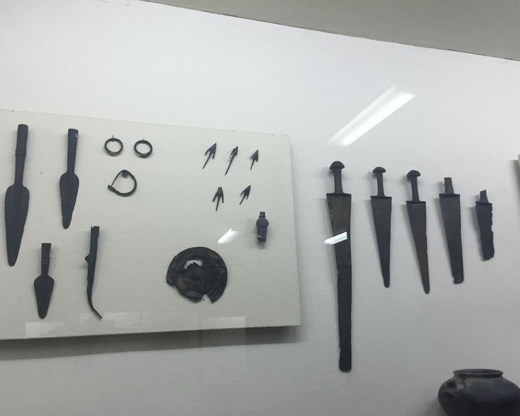 Оружие представленное в музее истории в Рустави