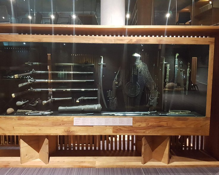 Оружие в музее истории Телави
