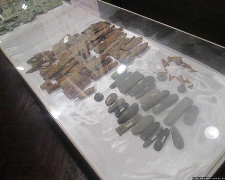 Экспонаты музея колхидской культуры в Грузии
