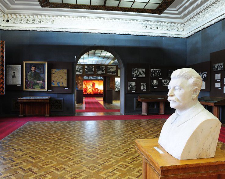 Выставочный зал музея Иосифа Сталина в Гори