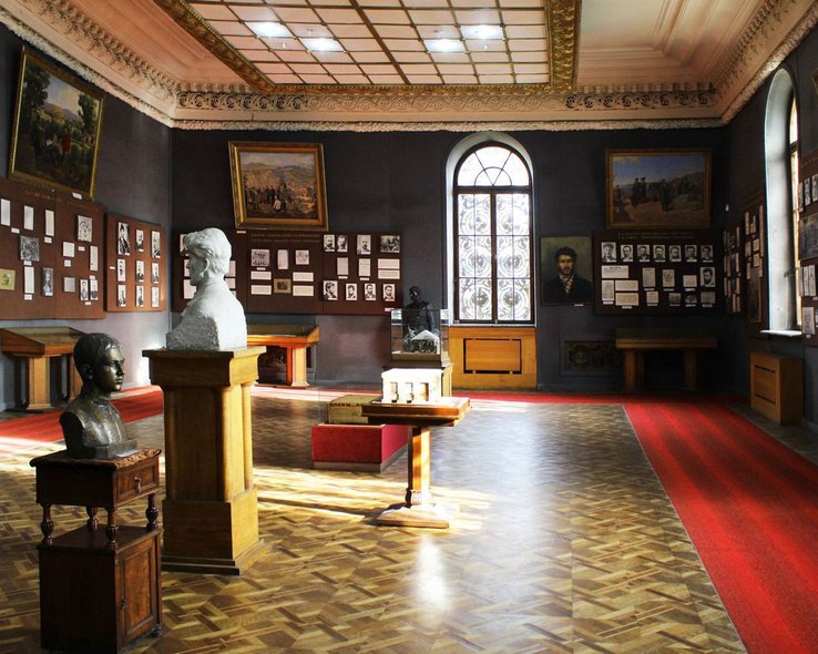 Выставочный зал музея Сталинизма в Гори