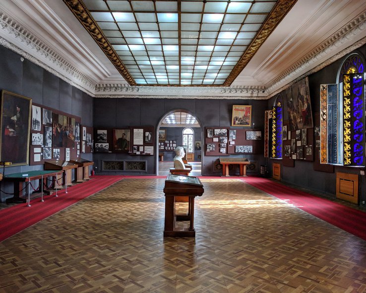 Выставочный зал музея Сталинизма в Тбилиси