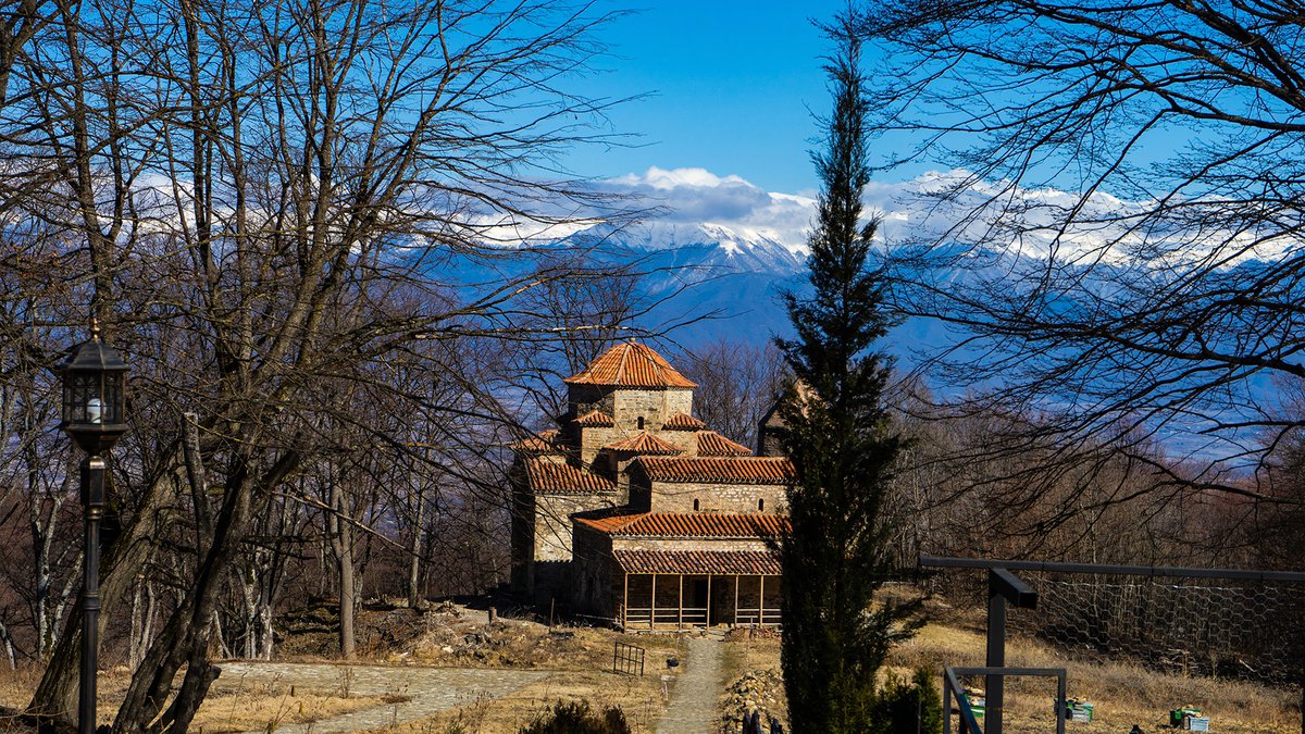 Монастырь в Кахетии Старая  Шуамта