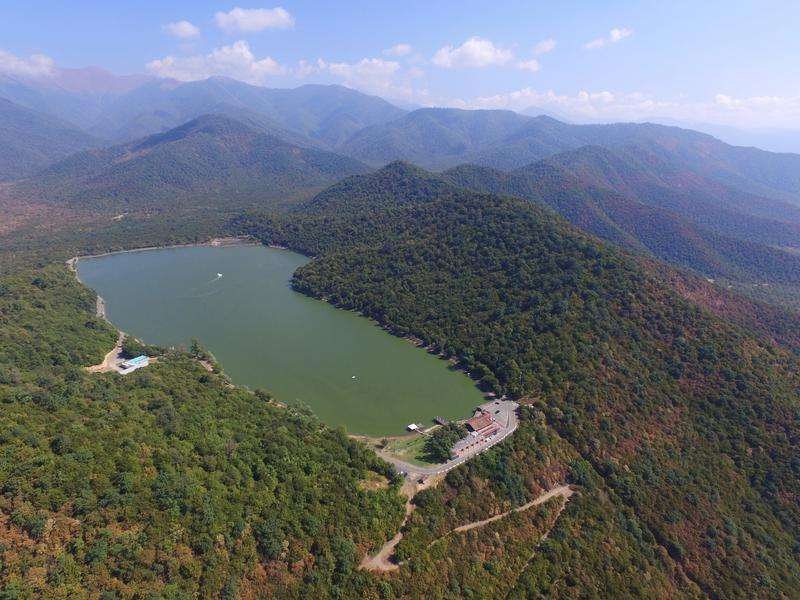 Lake Kvareli view from above