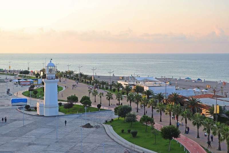 panoramic sea view in Batumi