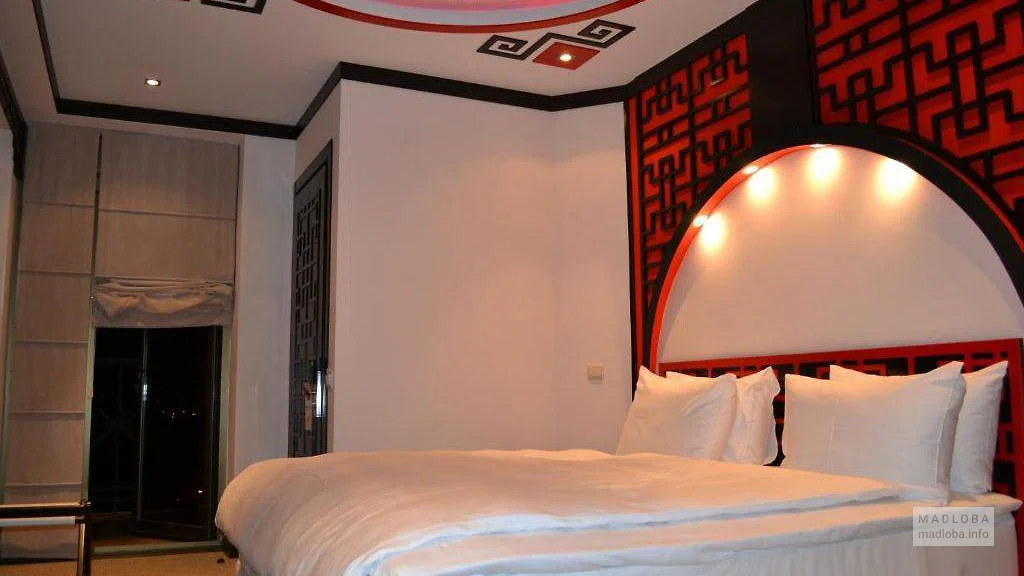 A bedroom at the Piazza Boutique Hotel