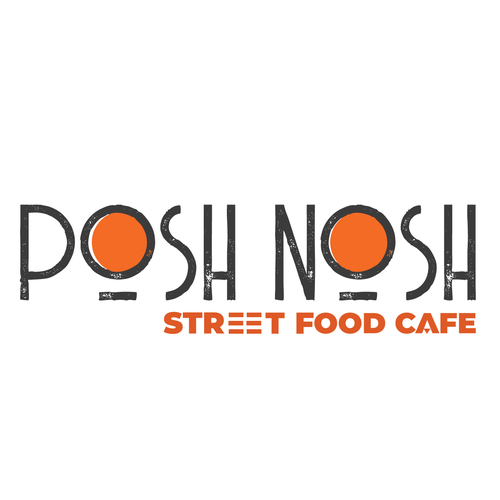Логотип кафе уличной еды Posh Nosh в Батуми