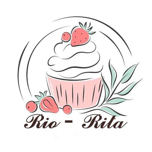 Логотип кондитерской Rio-Rita в Кутаиси