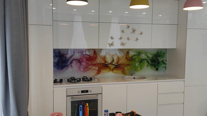 Skinali Lux Kitchen Glass Aprons Store