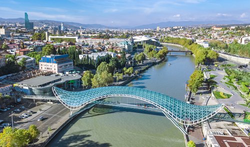 Мост Мира в Тбилиси