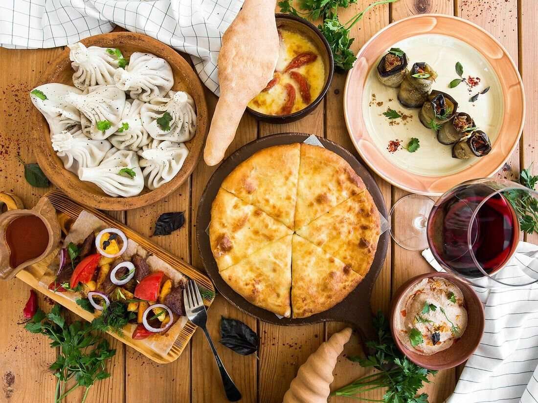 the diversity of Georgian cuisine